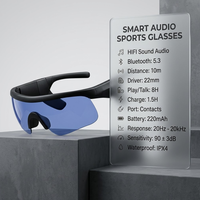 Lunettes intelligentes IA modernes avec audio sans fil, son HIFI, étanches IPX4, protection UV pour l'extérieur, cyclisme, course à pied