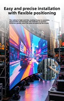 Écran d'affichage LED électronique mural Topvision à installation rapide et facile pour la location, idéal pour les scènes et la publicité