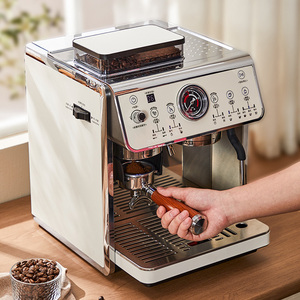เครื่องชงกาแฟเอสเพรสโซแบบกึ่งอัตโนมัติระดับมืออาชีพ ปั๊มคู่ หม้อต้ม 30 ระดับ สำหรับใช้ในบ้านและธุรกิจ ยี่ห้อ ProMfg - Product Image 6