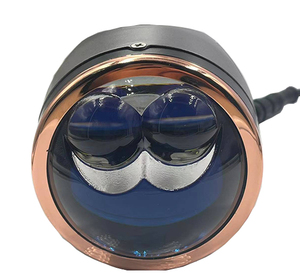 Proyector Bi-LED de 3 pulgadas, 3 colores, 2 cabezales láser, lente azul, luz antiniebla, 12V, 24V, 140 vatios para Toyota Tata, <span class=keywords><strong>Honda</strong></span>, Ford, accesorios para coche - Product Image 6