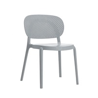 Vente Chine Meubles de Maison Noir Matériel Chaise Empilable En Plastique Pour Salle À Manger