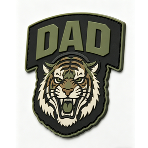 Patch tactique en tissu camouflage 3D brodé sur mesure avec support auto-agrippant thermocollant – Cadeau Fête des Pères pour équipement tactique - Product Image 4