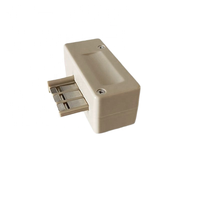 Adaptador de teléfono francés RJ11 6P4C conector macho a hembra para teléfono fijo fax módem DSL Internet Cat5e Cat6 Cable
