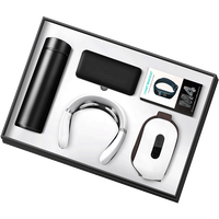 Ensemble de cadeaux d'affaires personnalisés avec tasse, instrument pour la colonne cervicale, dispositif de protection des yeux, batterie externe, montre de sport