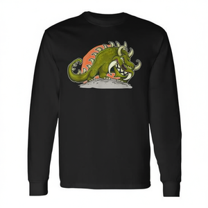 Hodag Creature Monster Rhinelander Wisconsin Cryptozoology T-shirt à manches longues - Product Image 2