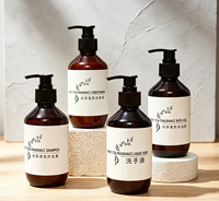 Ensemble d'articles de toilette en gros pour hôtels, kit de shampoing rechargeable en flacon pompe pour hôtels, kit de soins corporels grand format pour l'hôtellerie