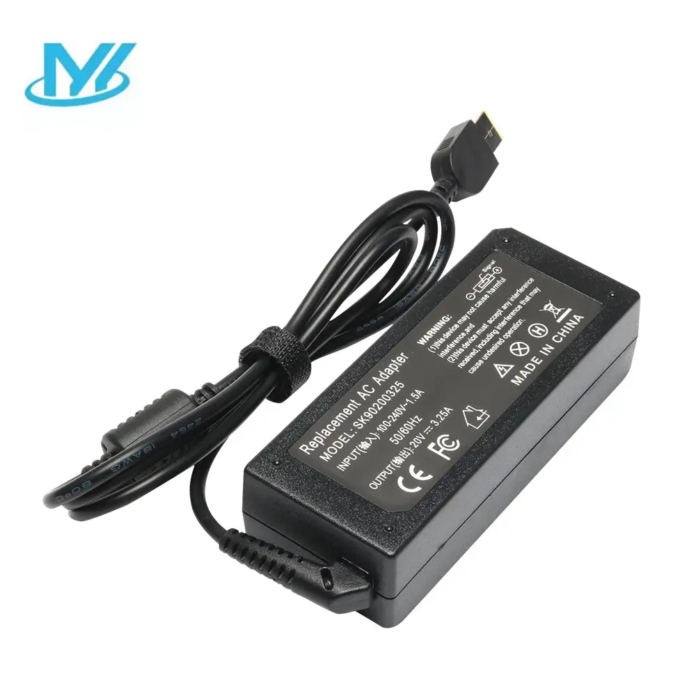 High Quality Ac Adapte 65W 20V 3.25A USB Connector 45w 65w Usb Type C For Lenovo Thinkpad Laptop Adapter Power
