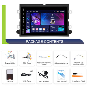Autoradio Android Hikity 4+64G 7 pouces pour <span class=keywords><strong>Ford</strong></span> F-150/F250 Fusion Escape Montego, CarPlay sans fil, Android Auto, GPS, WiFi, vente en gros - Product Image 6