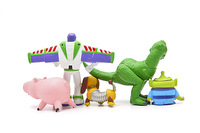 HY Toy Story 4 Buzz Lightyear Woody Jessie Bullseye Forky Figura Coleccionable Muñeco Modelo Figura de Acción Juguete Regalos para Niños