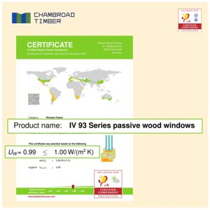 Chambroad Fenêtres en <span class=keywords><strong>bois</strong></span> à économie d'énergie pour <span class=keywords><strong>maison</strong></span> <span class=keywords><strong>passive</strong></span> Fenêtre triple vitrage Fenêtres et fenêtres haute performance en <span class=keywords><strong>bois</strong></span> - Product Image 6