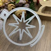 Matrice de découpe et d'embossage circulaire en acier au carbone pour scrapbooking DIY, exclusive transfrontalière, pour loisirs créatifs parent-enfant