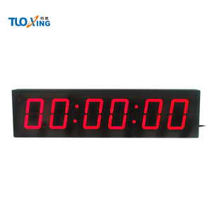 휴대용 <span class=keywords><strong>5</strong></span>인치 6자리 체육관 디지털 LED 카운트다운 타이머 리모컨 포함 알루미늄 합금 - Product Image 6