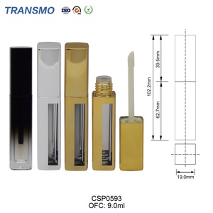 Tube de brillant à lèvres en plastique carré en gros, tubes de baume à lèvres, flacon de brillant à lèvres avec bouchon, emballage de brillant à lèvres - Product Image 2