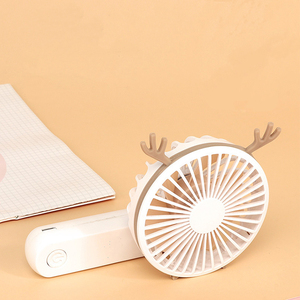 Dessin animé lapin cerf tenue pliant ventilateur Portatif Ventilateur Veilleuse Debout USB De Charge Pour <span class=keywords><strong>Jouet</strong></span> En Plein Air Activités Merchant - Product Image 5