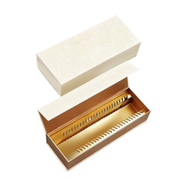 Livre et Cassette à couverture rigide personnalisés Doublure magnétique en carton à aspiration Impression UV Processus de bronzage Café Thé Boîtes d'emballage en papier
