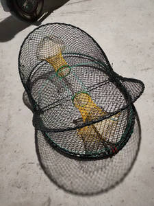 La Chine fabrique un piège à crevettes de haute qualité piège à <span class=keywords><strong>écrevisse</strong></span>s de pêche en maille noire, équipement de poisson - Product Image 5