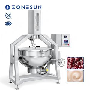 ZONESUN ZS-FC300L Industrial Large Capacity Planetary Stirring Cooking <b>Pot</b> Viscous <b>Sauce</b> Jam Syrup Heating Mixing Machine - Product Image 1