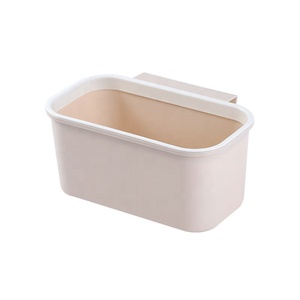 Home Bed Bedside Student Dormitory <b>Kitchen</b> Mobile Phone Storage Rack Garbage <b>Bin</b> Wall Mounted Storage Trash Can Storage Bucket - Product Image 1