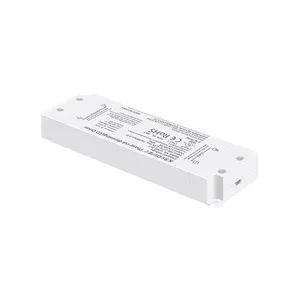 Ac giriş 100-120v ve 200-240v beyaz Cv faz güç kaynağı evrensel plastik kabuk 24v Volt Volt yüksek verimlilik Led sürücü 40w