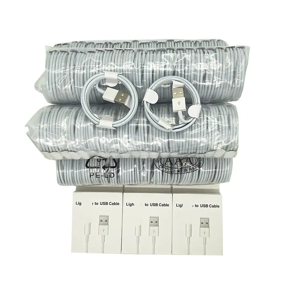 Лидер продаж, Аксессуары для мобильных телефонов, USB-кабель для передачи данных 1 м, шнур для быстрой зарядки для iphone, apple, провод для мобильных телефонов в розничной коробке