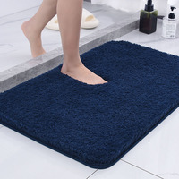 Tapis de bain shaggy anti-déchirure, lavables en machine, avec adorable motif abeille, tapis de sol, tapis de maison, tapis de bain
