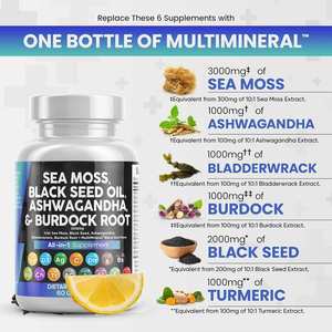 Popular <b>Sea</b> <b>Moss</b> <b>Capsule</b> Private Label Immunity Boosting Metabolism Support <b>Sea</b> <b>Moss</b> Hard <b>Capsules</b> - Product Image 5