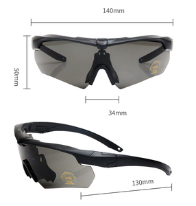 Bicicletas deportivas al aire libre de gafas tácticas gafas de tiro a prueba para entusiastas, gafas de ciclismo a prueba de viento - Product Image 2