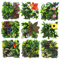 Panneau mural en gazon artificiel 50x50cm, vert, pour hôtel, centre commercial, jardin, projet d'aménagement paysager, fabrication sur mesure OEM ODM