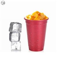 Tasses à bière froides classiques 500 ml à changement de couleur personnalisées, mugs en aluminium réutilisables pour sublimation, cadeaux d'affaires