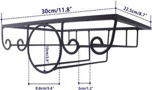 Chaude de Support de <span class=keywords><strong>Verre</strong></span> À Vin <span class=keywords><strong>Sous</strong></span> Le Meuble Suspendu <span class=keywords><strong>Maison</strong></span> Organisateur de Rangement De Cuisine À Manger Accessoires De Vin Casier À Vin - Product Image 6