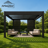 Pergola en aluminium à lames orientables Airfun pour terrasse et balcon