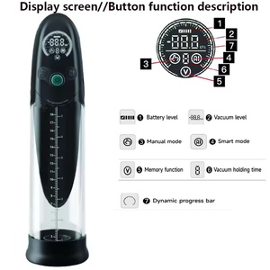 Pompe à pénis électrique pour <span class=keywords><strong>bain</strong></span> d'eau, masseur pénien, agrandisseur, pompe à vide, jouets sexuels pour hommes, masturbateur, entraîneur pour agrandir le pénis - Product Image 4
