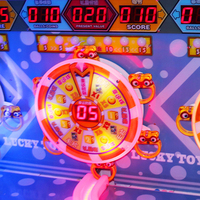 Máquina de Juego de Premios Giratoria, Operada con Monedas, Rueda de la Fortuna, Máquina de Lotería y Canje de Premios para Arcade