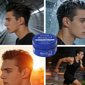 Cire coiffante à tenue extrême 90 ml pour hommes, produit capillaire ultra-fort, résistant à l'humidité et à la transpiration, parfait pour les cheveux épais, volume extrême - Product Image 2