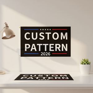 Drapeau publicitaire personnalisé en polyester écologique durable imprimé numériquement 3x5 pieds (150x90 cm) avec n'importe quel logo - Product Image 2