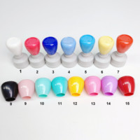 Tampons ronds pastel personnalisés avec logo pour enseignants Kojoy ha 30mm