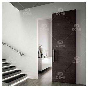 Cina Top produttore personalizzato camera interna in legno e specchio porta interna nascosta fantasma pista porta scorrevole per le case - Product Image 5