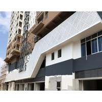 Panneaux muraux en aluminium décoratifs CNC, revêtement mural intérieur, plaque en aluminium perforée, panneaux de cloison de balcon, décoration