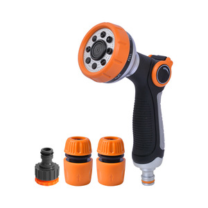 8 Function Garden Water Gun Multi Spray Nozzle Angle Adjustable For Car Wash Plant Watering <b>Floor</b> <b>Cleaning</b> - Product Image 1