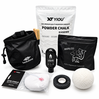Poudre de magnésie pour la gym, carbonate de magnésium, craie liquide, sac de craie rechargeable, ruban adhésif, brosse, entraînement d'escalade