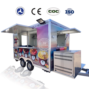 Obral makanan truk es krim Bar minuman truk Hotdog es krim gerobak kios seluler <span class=keywords><strong>Trailer</strong></span> makanan - Product Image 2