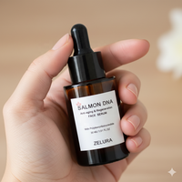 Sérum Anti-Âge Éclaircissant pour le Visage à l'Extrait de Sperme de Saumon PDRN et Peptides d'ADN de Saumon, Marque Privée, Vente Chaude ODM