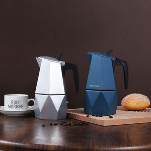 Amz Hor nueva llegada mango de nailon de aluminio frío Brew <span class=keywords><strong>Moka</strong></span> Pot Espresso cafetera - Product Image 4