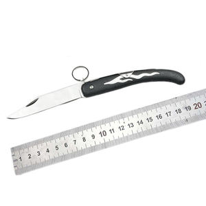 להב מגולף טיטניום חלול טיטניום מצופה נירוסטה סכין כיס מתקפל לפרוייקטים שונים - Product Image 6