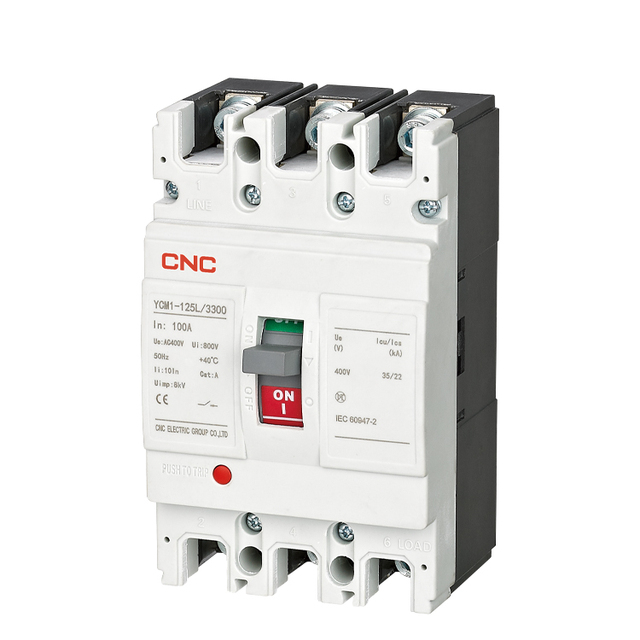 YCM1 Series Ac 63A 125A 250A 630A 1250A 1600A Molded Case Circuit Breaker 3P 4P MCCB
