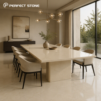 Dalle de marbre naturel Crema Marfil de qualité supérieure PerfectStone pour la décoration résidentielle haut de gamme