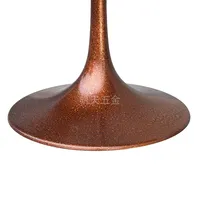 2020 ticari bar mobilyaları bar yüksekliği lale masa tabanı ile pub için bronz renk