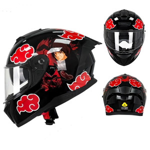 Casco de Motocicleta Integral Homologado por DOT, Casco Protector de ABS para Motocross con Visera Transparente, Casco de Seguridad Resistente al Agua para El - Product Image 4