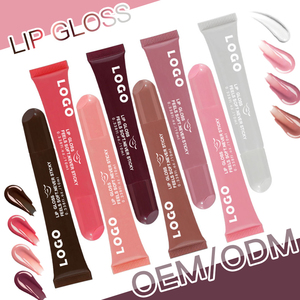 Private Label Glossy Shine Plumping Non Sticky Long Lasting Moisture Rich Color Onyx Glaze Luster 8 Color Collection <b>Lip</b> Gloss - Product Image 2