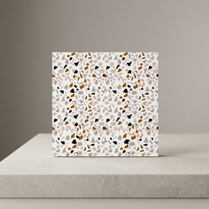 Nouvelles dalles de sol en céramique effet marbre Terrazzo 400x400mm, imperméables, design carré pour intérieur - Product Image 5
